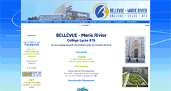 Desktop Screenshot of institution-bellevue.fr