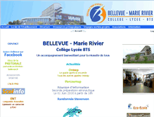 Tablet Screenshot of institution-bellevue.fr